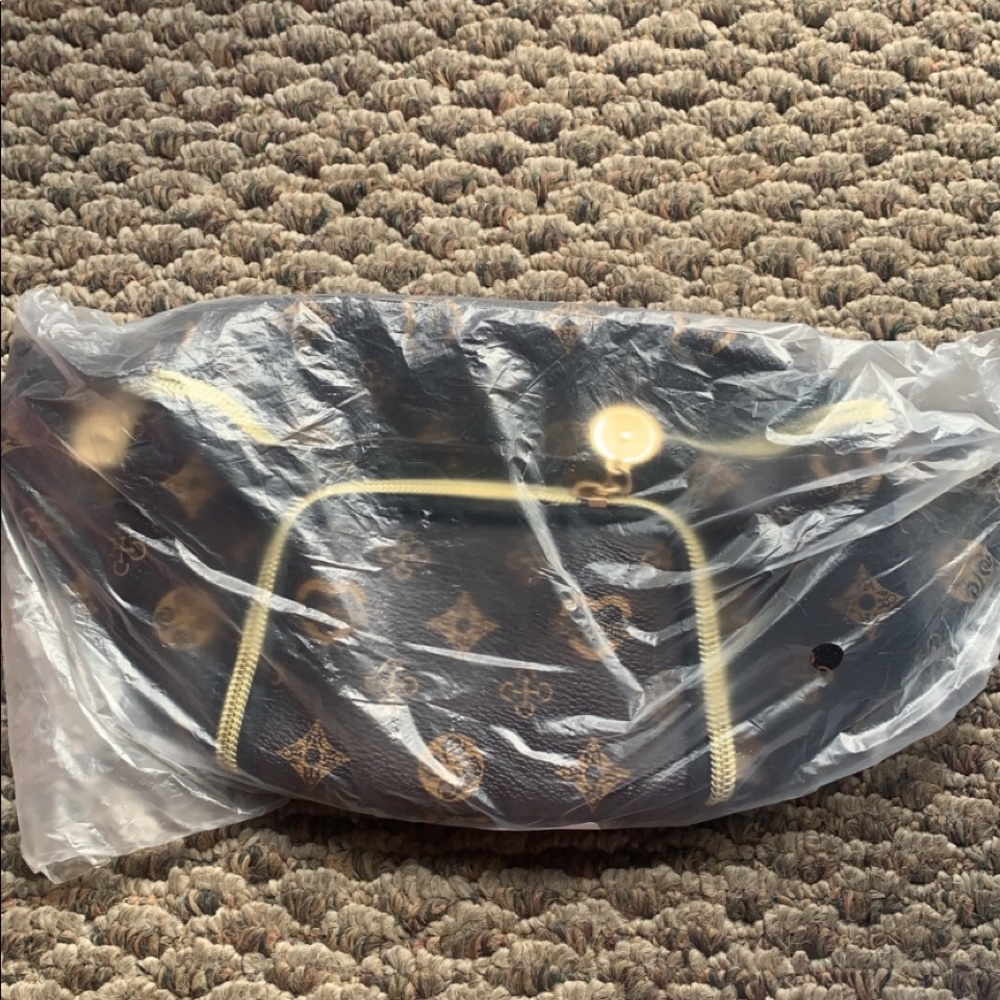Brown and Gold Fanny Pack